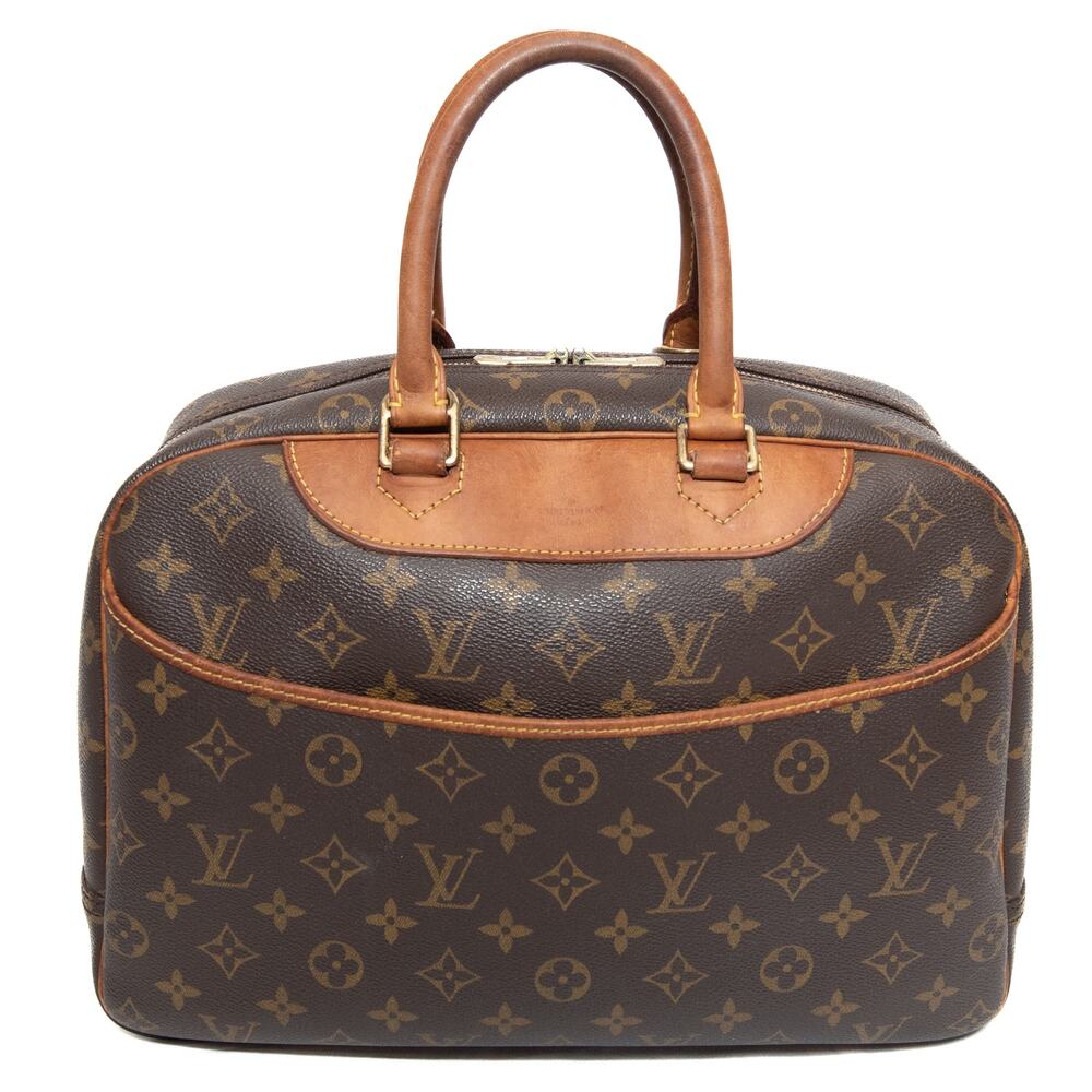 Authentic Louis Vuitton Monogram Deauville Handbag Purse Carry-On